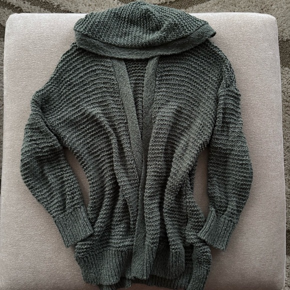 aerie Sweaters - Aerie Dark Green Knit Sweater